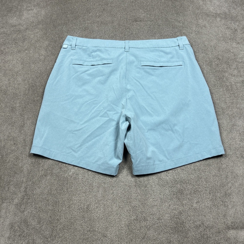Lululemon Mens Commission Classic-Fit 7" Chino Shorts 36 Blue WovenAir LM7ARWS - Picture 3 of 8